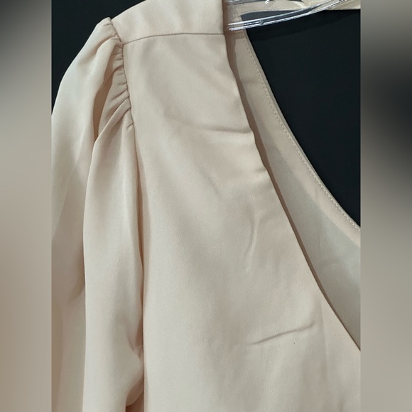 Lulu’s Stylish & Sincere Beige Long Sleeved Top - Picture 12 of 14